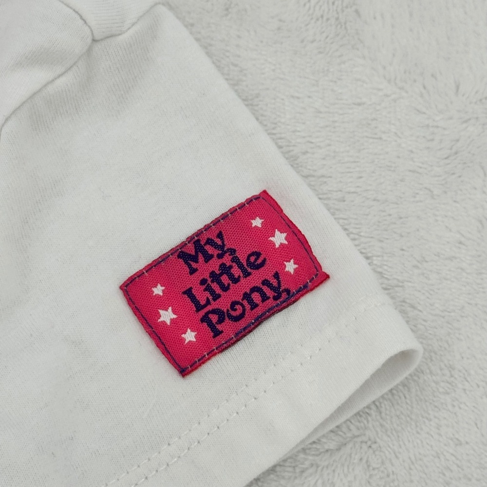 My Little Pony Overall Dress Jumper & Shirt Set Toddler 3T Pink Acid Wash Denim - Picture 9 of 11